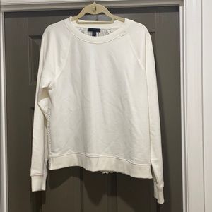 J.Crew lace back sweatshirt, NWT